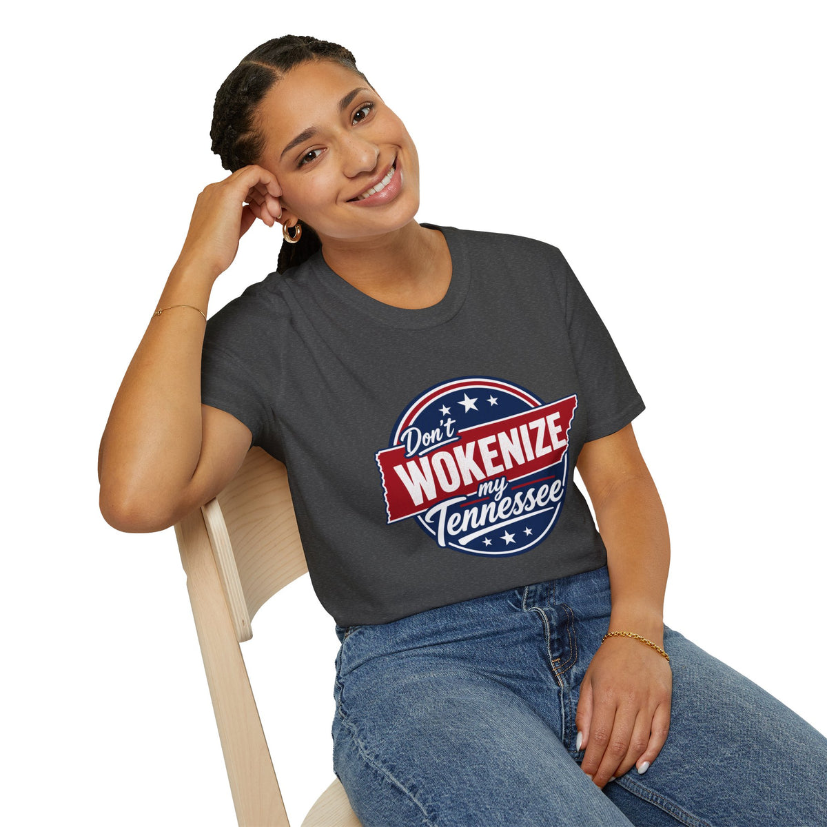 T-Shirt — "Don't Wokenize My Tennessee" Vintage Patriotic Graphic Tee