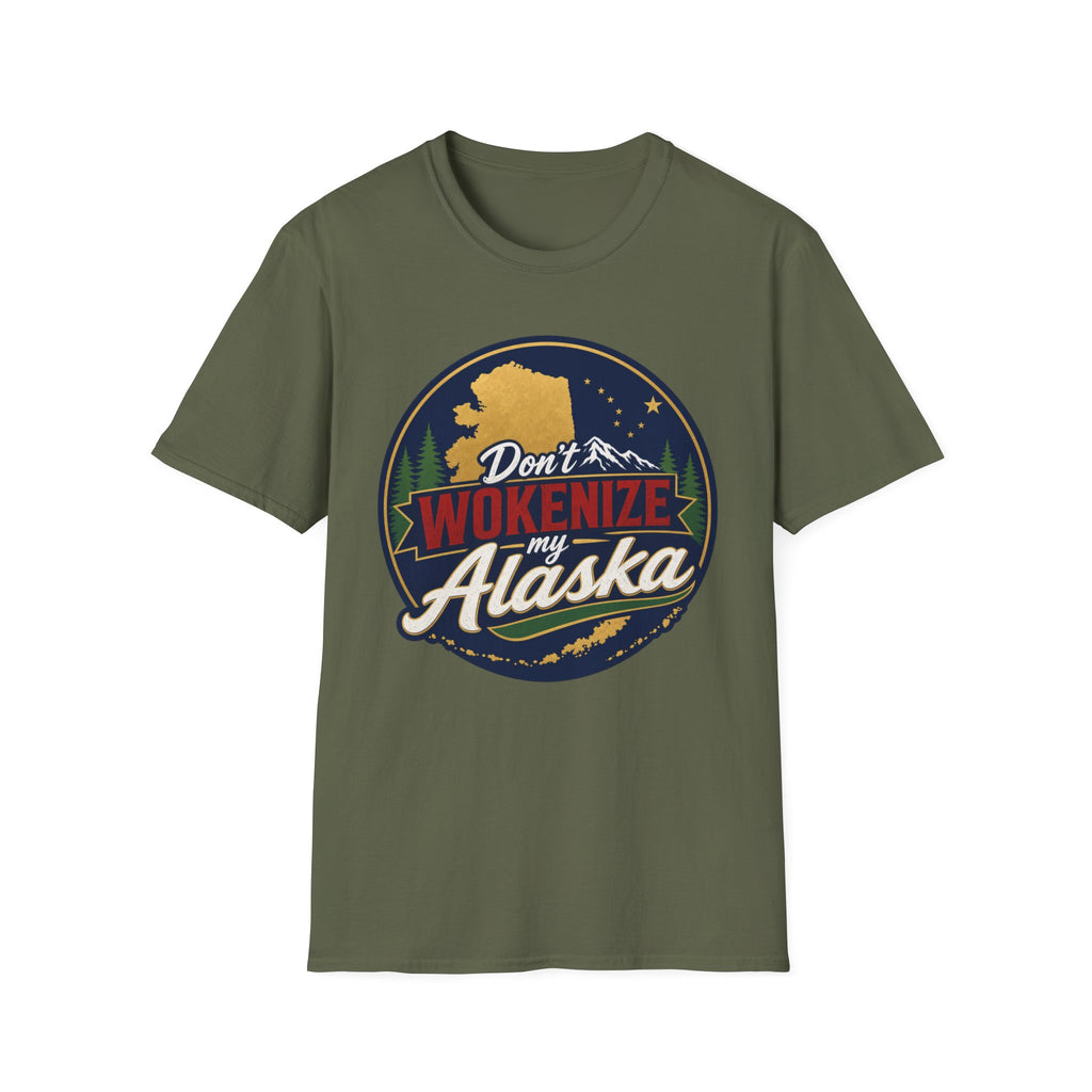Don't Wokenize Alaska T-Shirt — Vintage Alaska Graphic Tee
