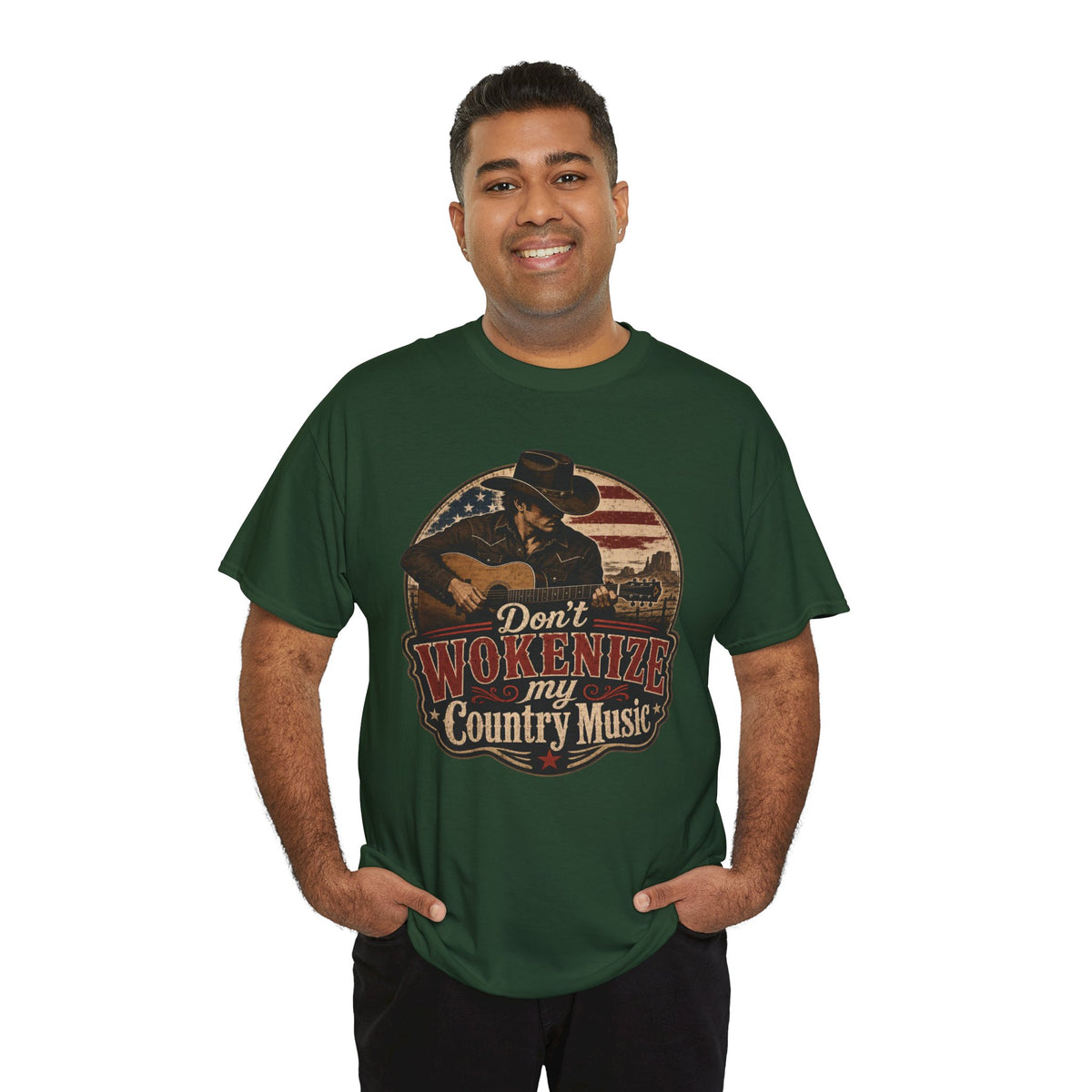 Country Music Tee - "Don't Wokenize My Country Music" Graphic T-Shirt