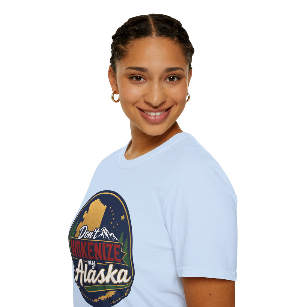 Don't Wokenize Alaska T-Shirt — Vintage Alaska Graphic Tee
