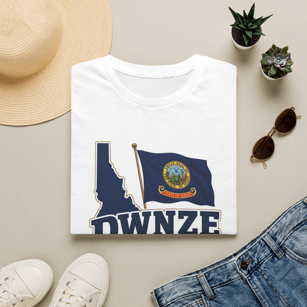 Idaho State Flag T-Shirt — "DWNZE My Idaho" Graphic Tee