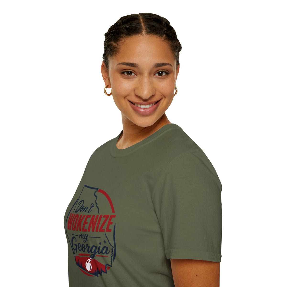 Don't Wokenize My Georgia T-Shirt — Political Statement Tee for Georgia Pride