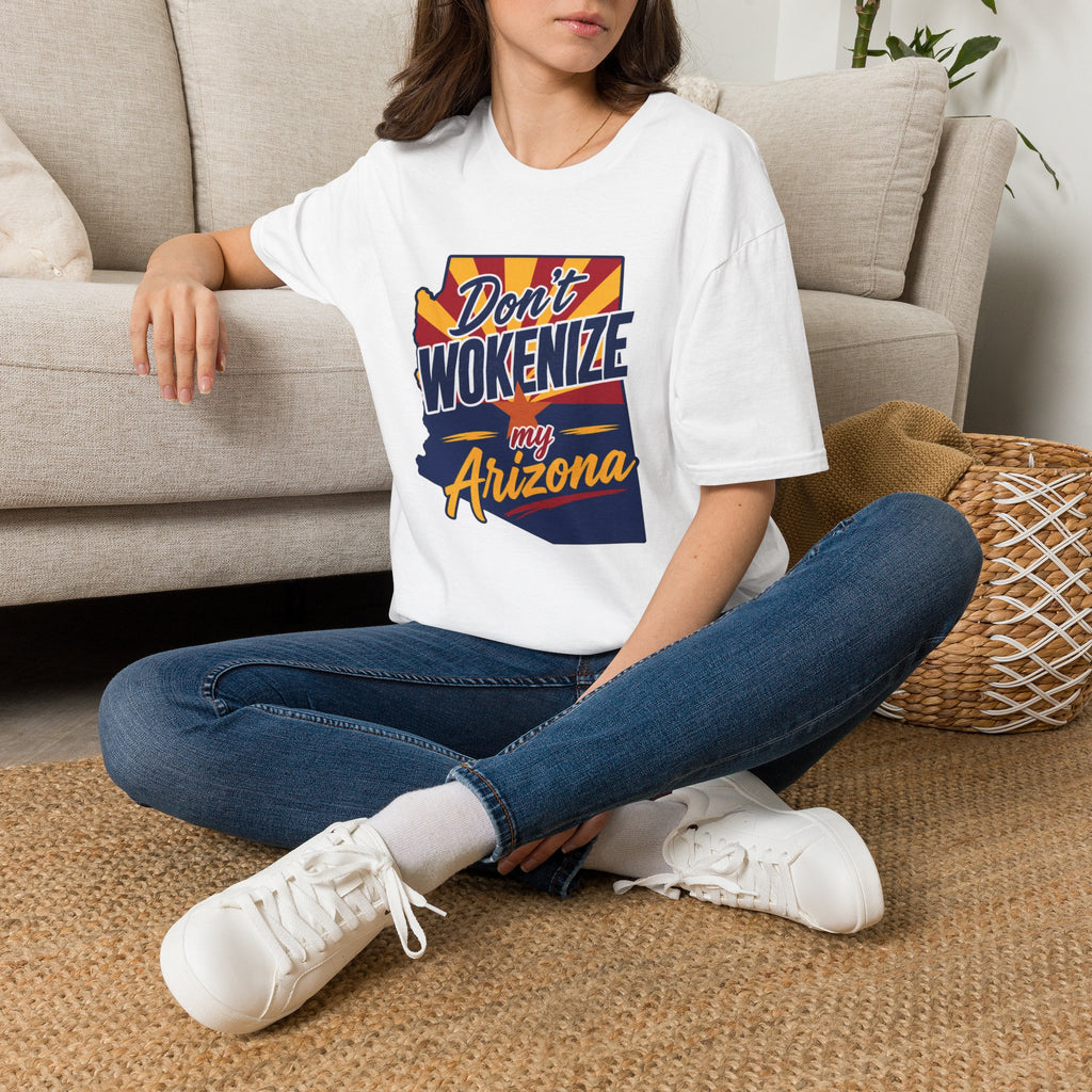Arizona T-Shirt — "Don't Wokenize My Arizona" Retro State Pride Tee