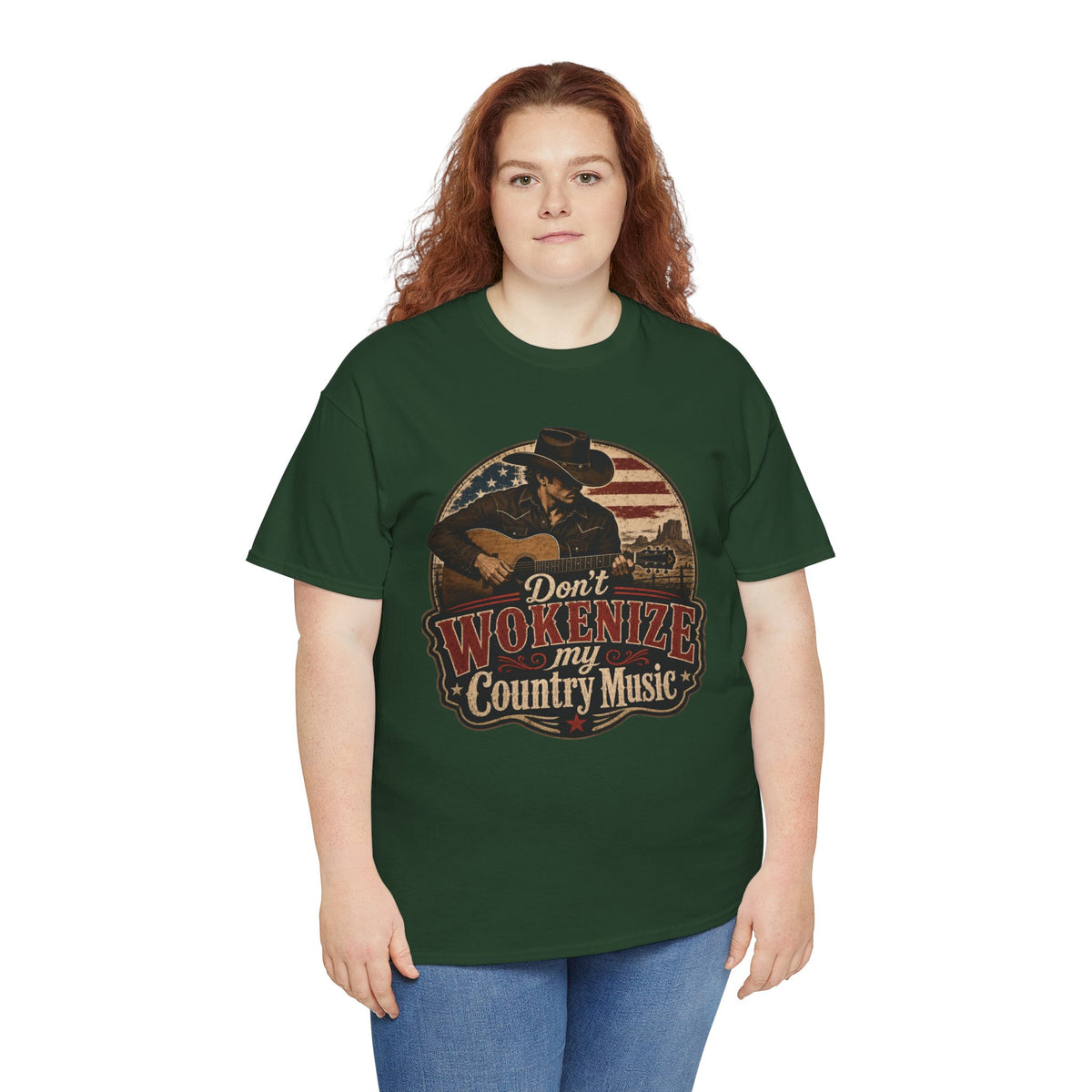 Country Music Tee - "Don't Wokenize My Country Music" Graphic T-Shirt