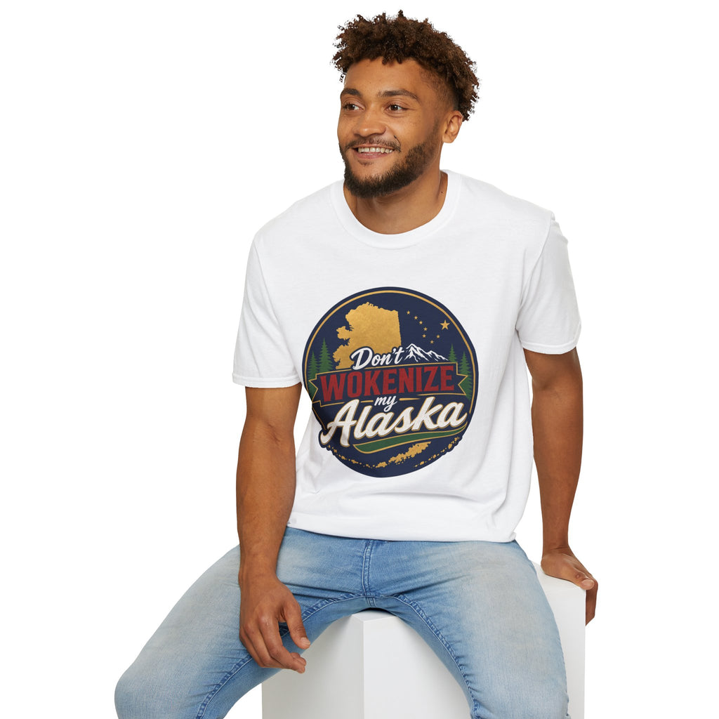 Don't Wokenize Alaska T-Shirt — Vintage Alaska Graphic Tee