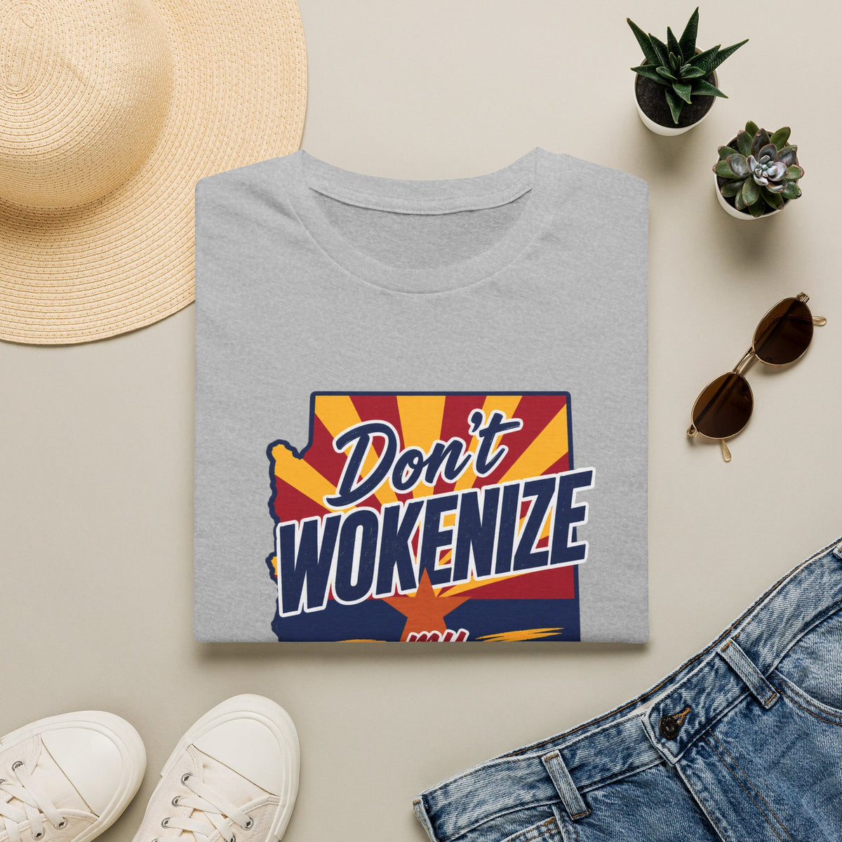 Arizona T-Shirt — "Don't Wokenize My Arizona" Retro State Pride Tee