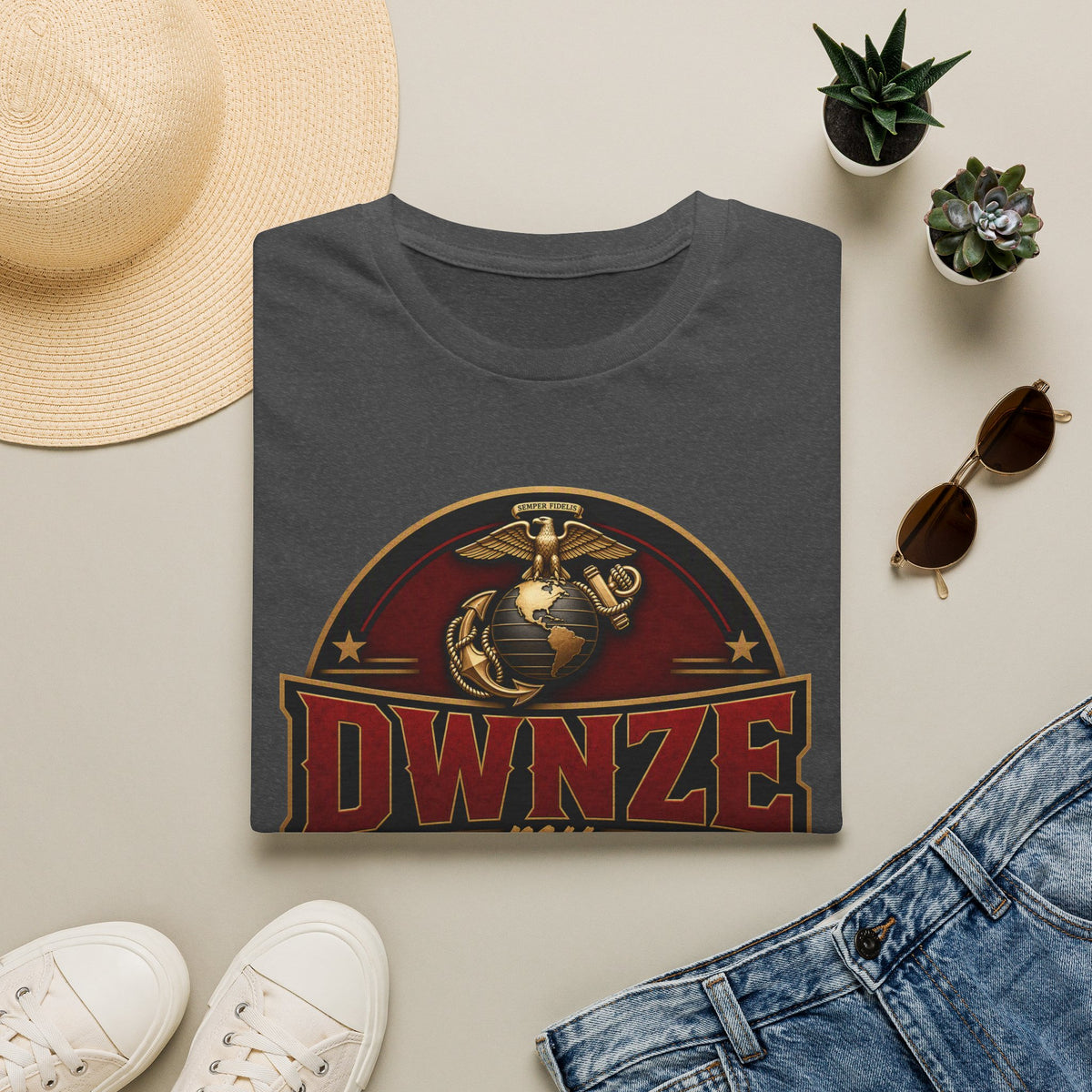 DWNZE Marines Emblem T-Shirt