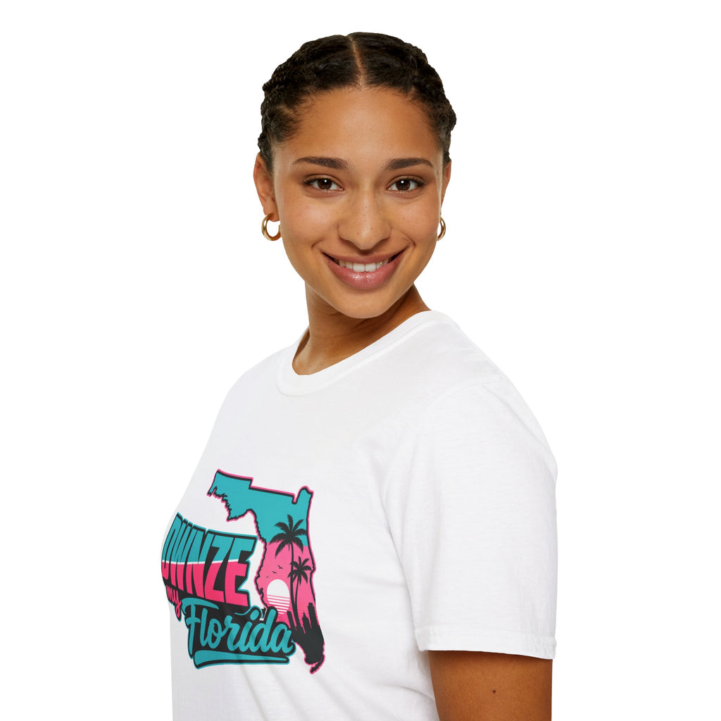 Florida Retro Palm T-Shirt — "DWNZE my Florida" Vintage Beach Tee