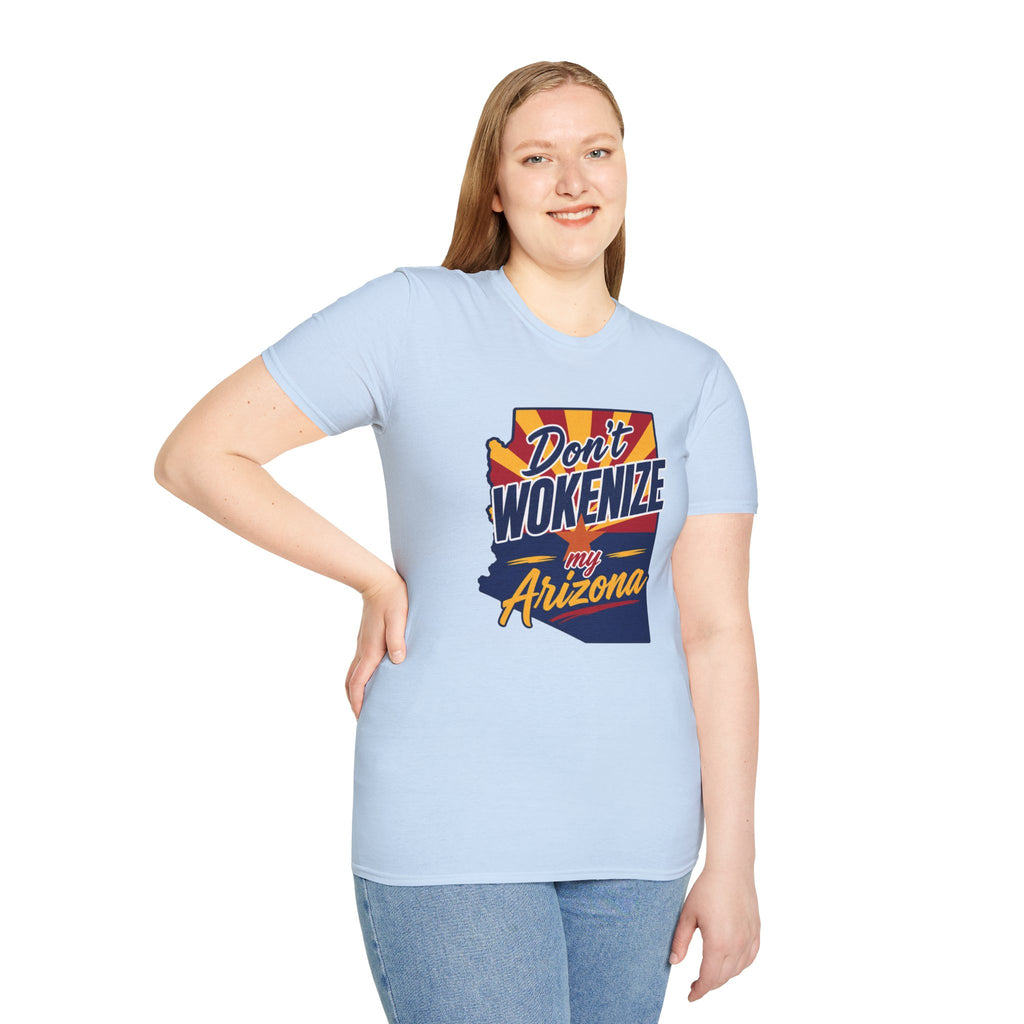 Arizona T-Shirt — "Don't Wokenize My Arizona" Retro State Pride Tee