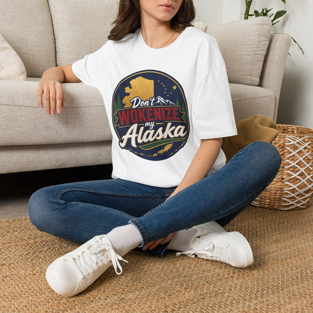 Don't Wokenize Alaska T-Shirt — Vintage Alaska Graphic Tee