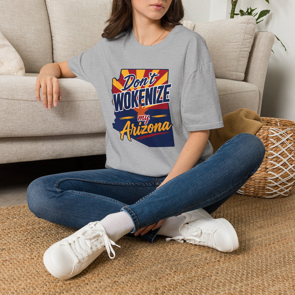 Arizona T-Shirt — "Don't Wokenize My Arizona" Retro State Pride Tee