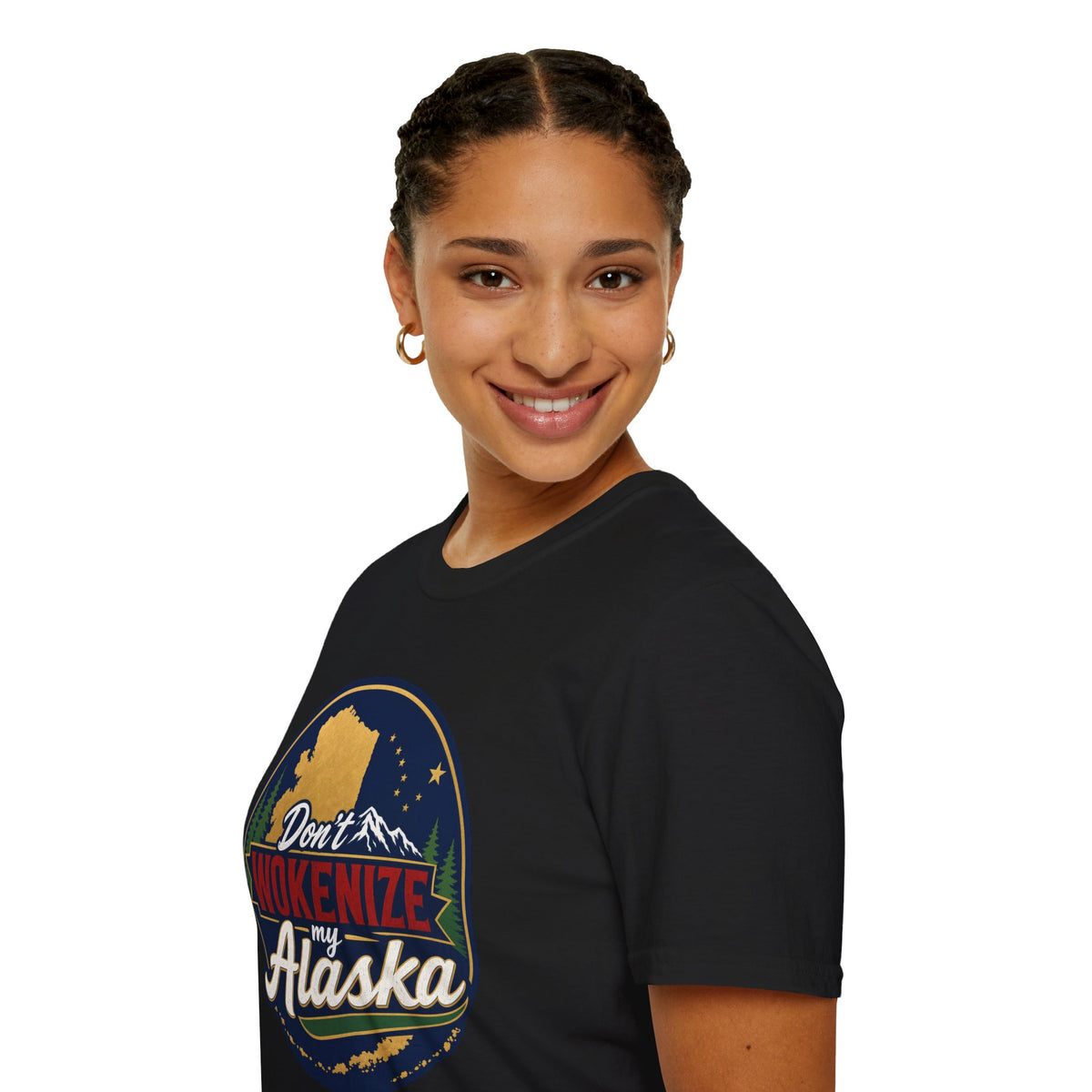 Don't Wokenize Alaska T-Shirt — Vintage Alaska Graphic Tee