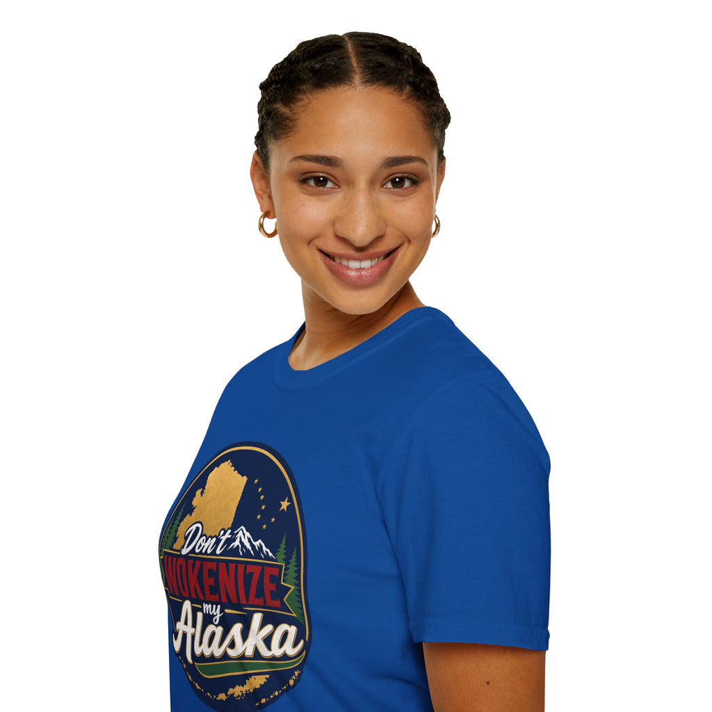Don't Wokenize Alaska T-Shirt — Vintage Alaska Graphic Tee