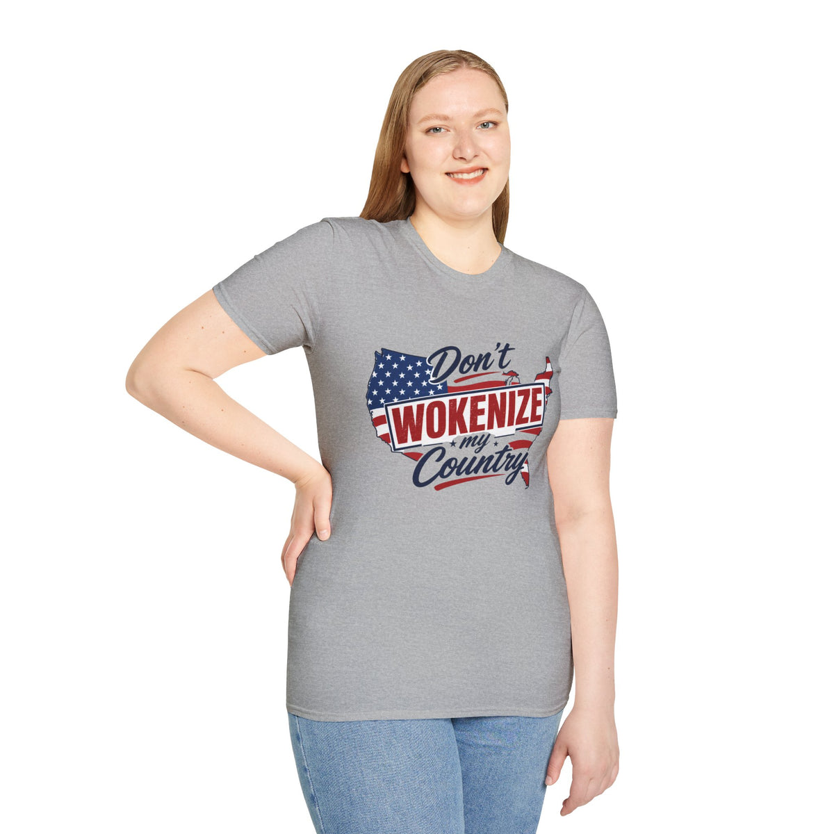 Don't Wokenize My Country T-Shirt – Patriotic USA Graphic Tee
