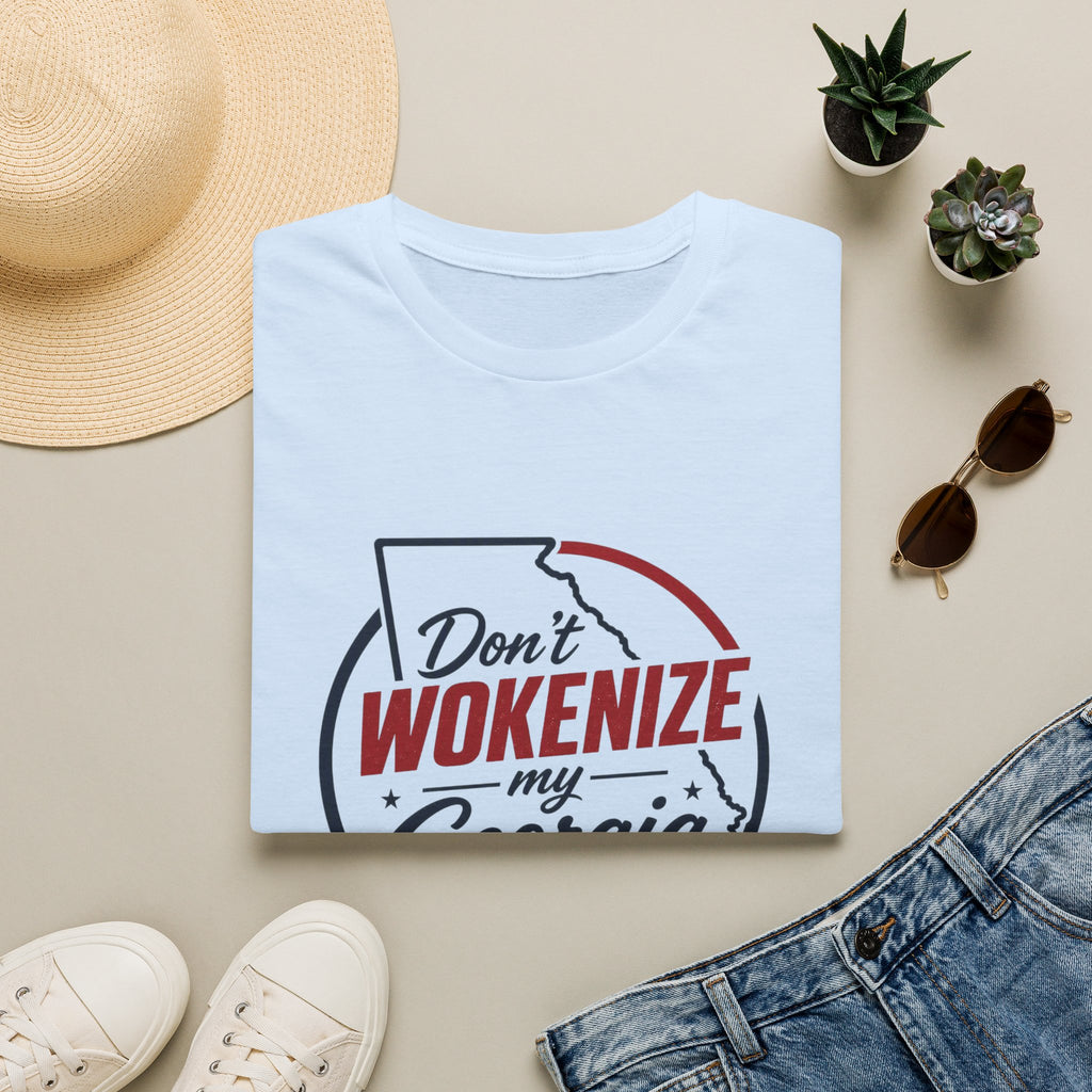Don't Wokenize My Georgia T-Shirt — Political Statement Tee for Georgia Pride