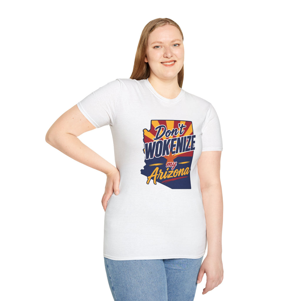 Arizona T-Shirt — "Don't Wokenize My Arizona" Retro State Pride Tee