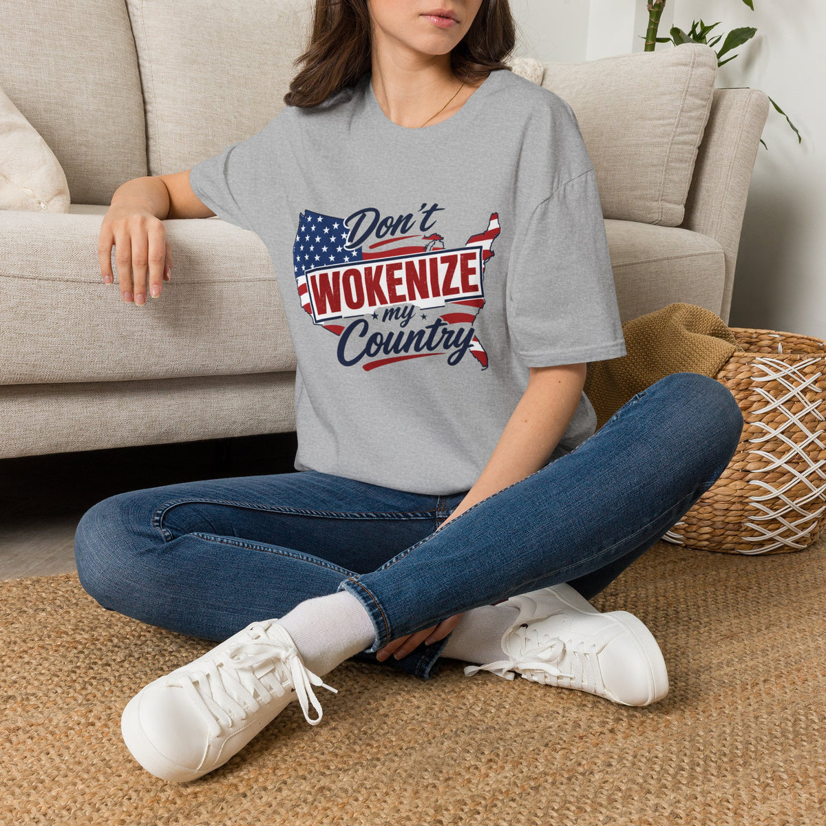 Don't Wokenize My Country T-Shirt – Patriotic USA Graphic Tee