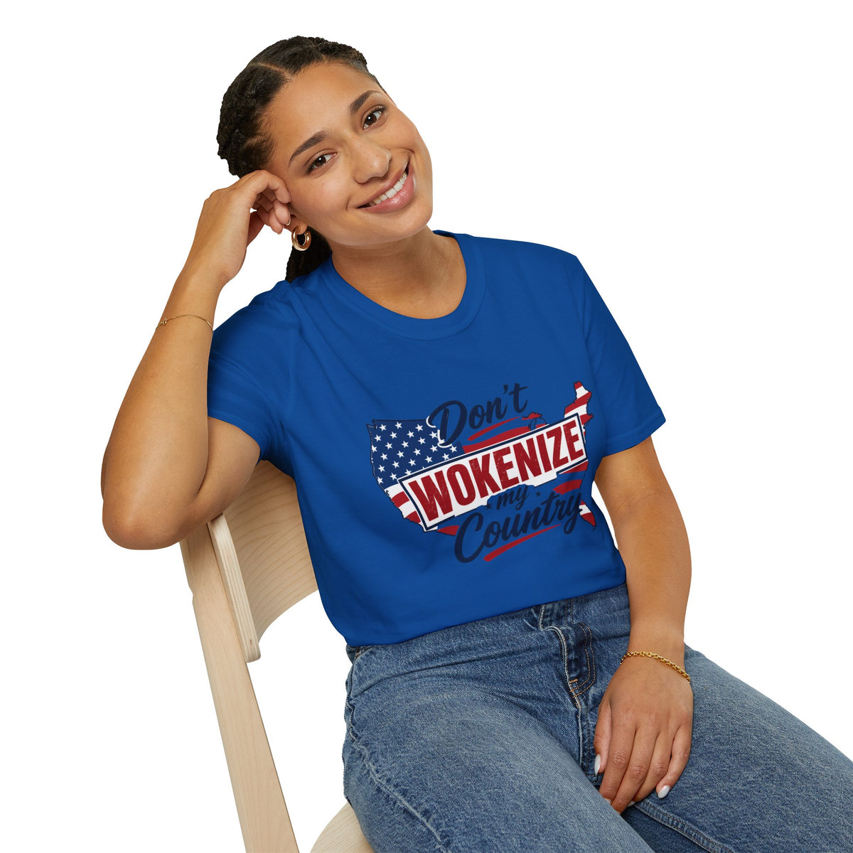 Don't Wokenize My Country T-Shirt – Patriotic USA Graphic Tee