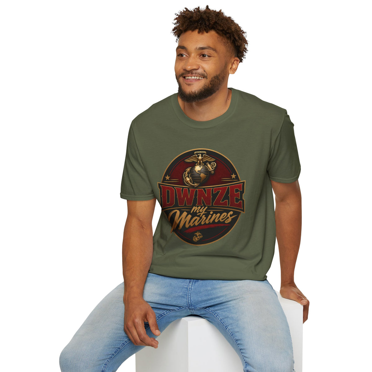 DWNZE Marines Emblem T-Shirt