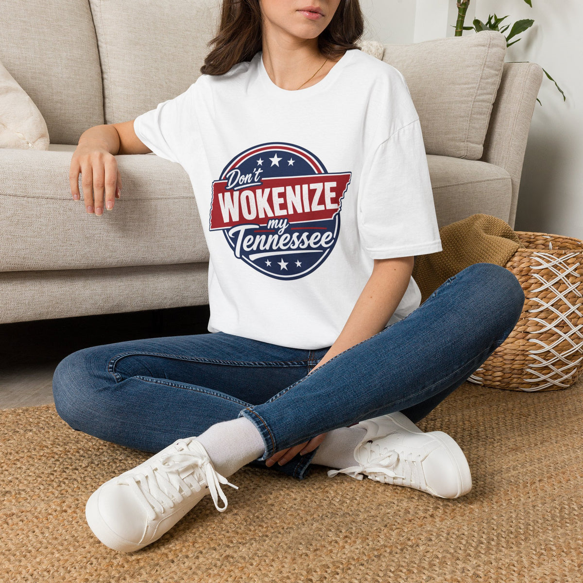T-Shirt — "Don't Wokenize My Tennessee" Vintage Patriotic Graphic Tee