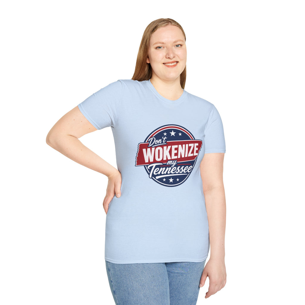 T-Shirt — "Don't Wokenize My Tennessee" Vintage Patriotic Graphic Tee