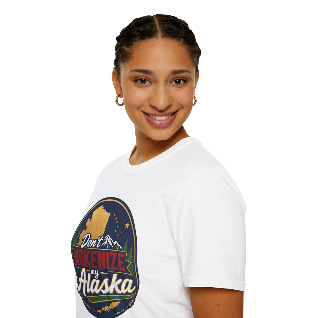 Don't Wokenize Alaska T-Shirt — Vintage Alaska Graphic Tee