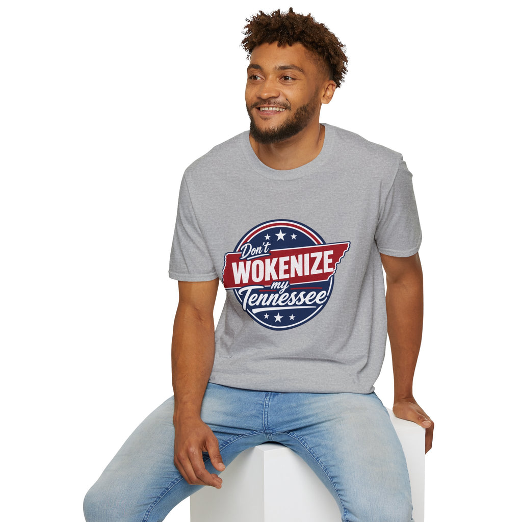 T-Shirt — "Don't Wokenize My Tennessee" Vintage Patriotic Graphic Tee