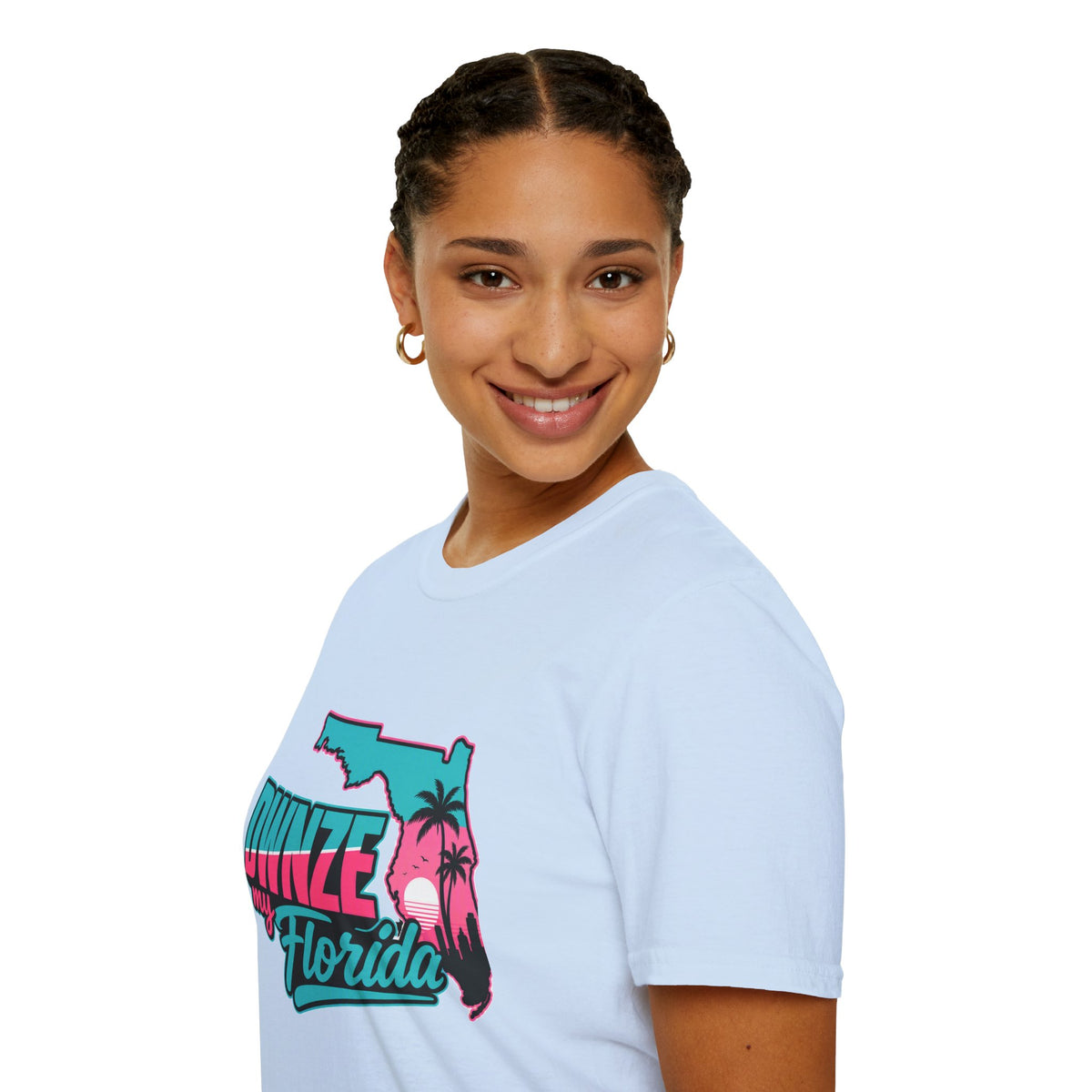 Florida Retro Palm T-Shirt — "DWNZE my Florida" Vintage Beach Tee