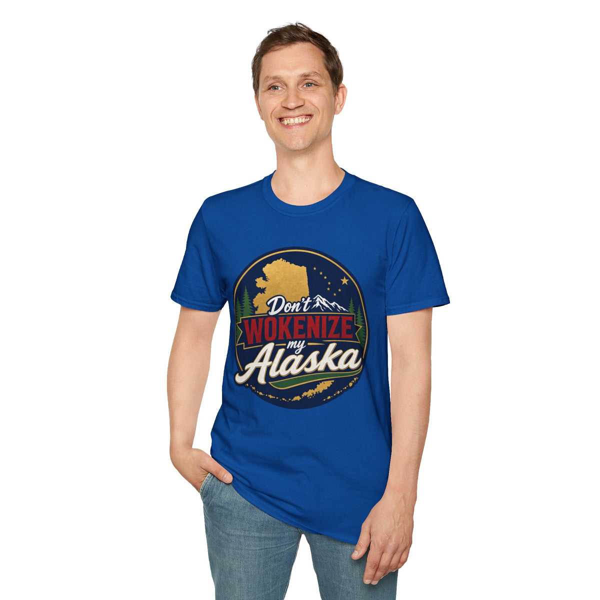 Don't Wokenize Alaska T-Shirt — Vintage Alaska Graphic Tee