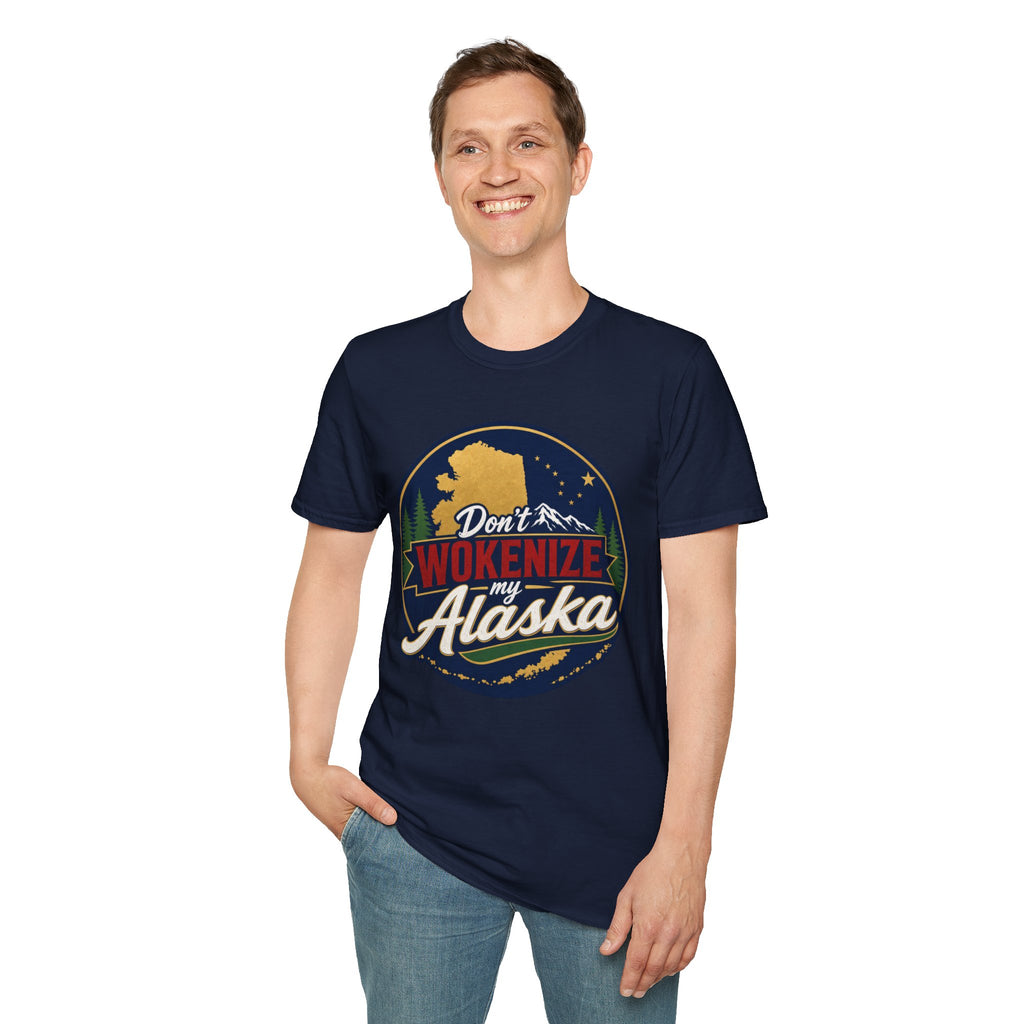 Don't Wokenize Alaska T-Shirt — Vintage Alaska Graphic Tee