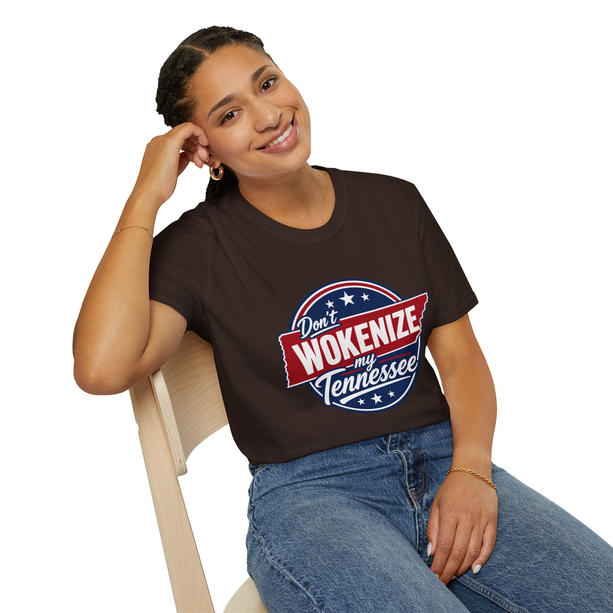 T-Shirt — "Don't Wokenize My Tennessee" Vintage Patriotic Graphic Tee