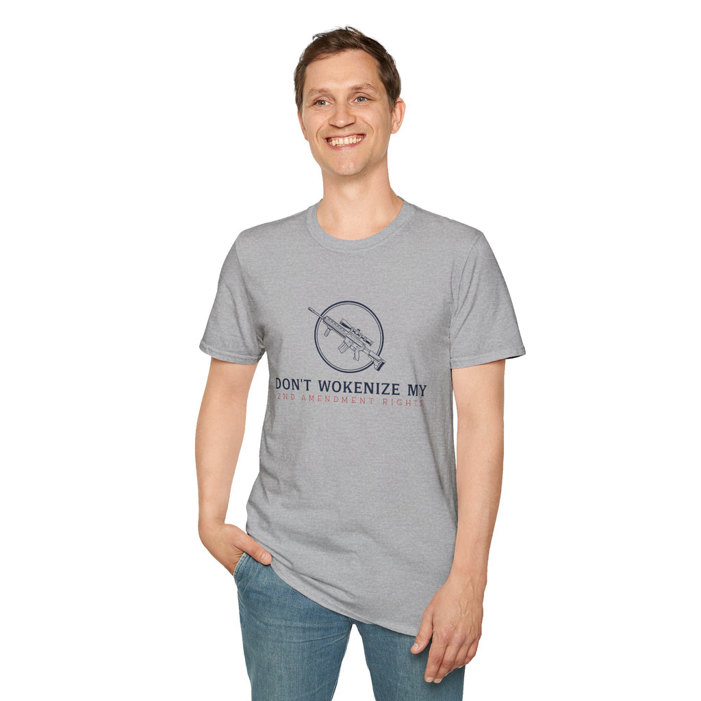 Don't Wokenize My AR-Style Rifle T-Shirt — Anti-Woke Gun Rights Tee