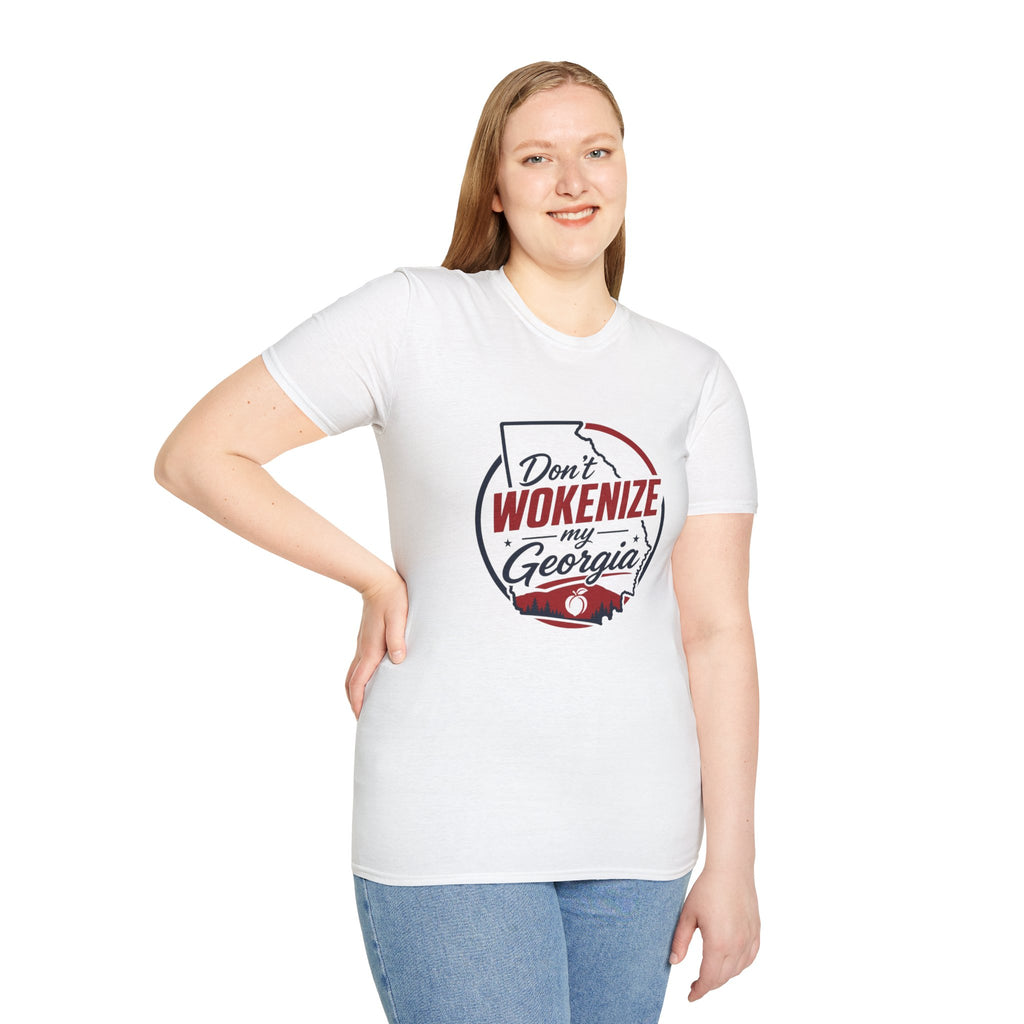 Don't Wokenize My Georgia T-Shirt — Political Statement Tee for Georgia Pride