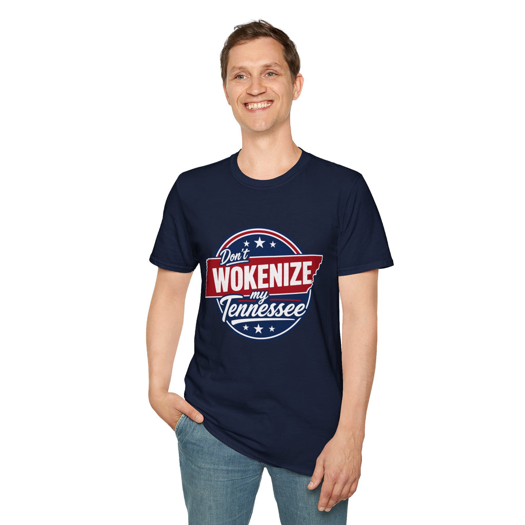 T-Shirt — "Don't Wokenize My Tennessee" Vintage Patriotic Graphic Tee