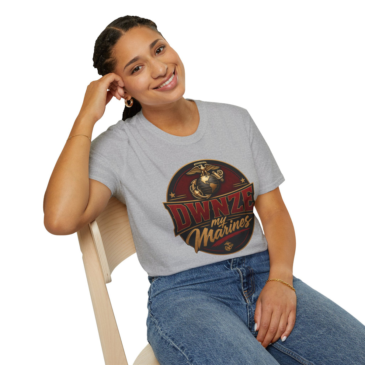 DWNZE Marines Emblem T-Shirt