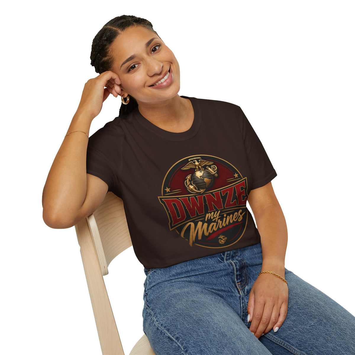 DWNZE Marines Emblem T-Shirt