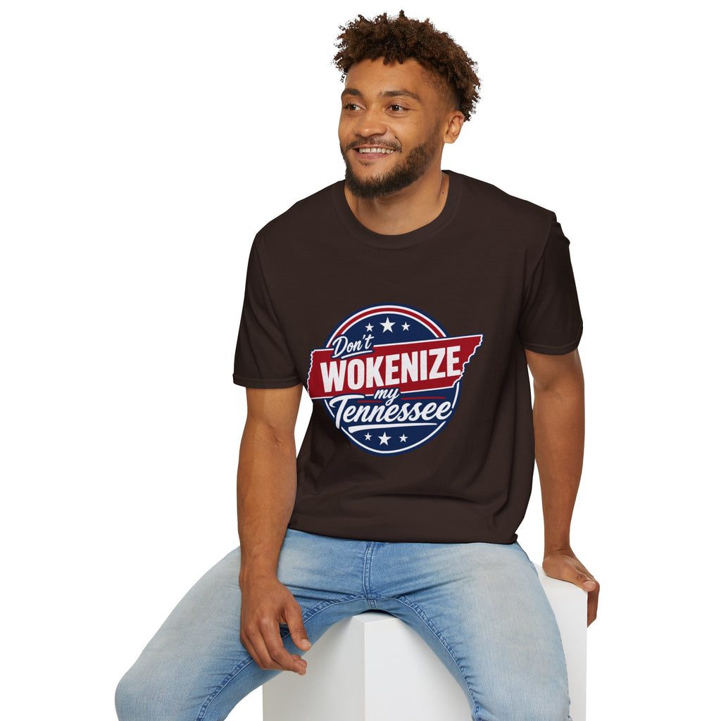 T-Shirt — "Don't Wokenize My Tennessee" Vintage Patriotic Graphic Tee