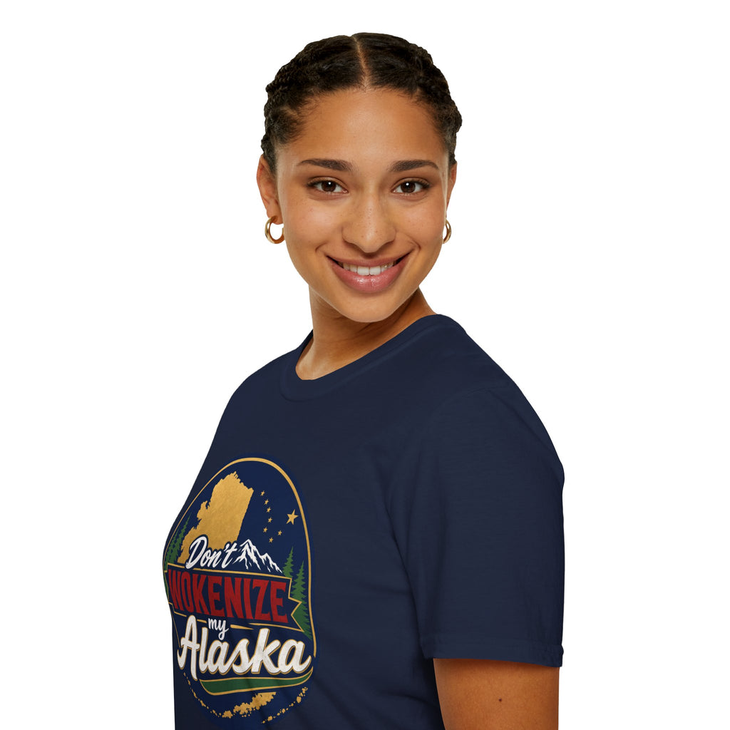 Don't Wokenize Alaska T-Shirt — Vintage Alaska Graphic Tee