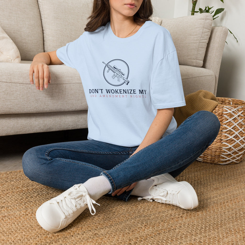 Don't Wokenize My AR-Style Rifle T-Shirt — Anti-Woke Gun Rights Tee
