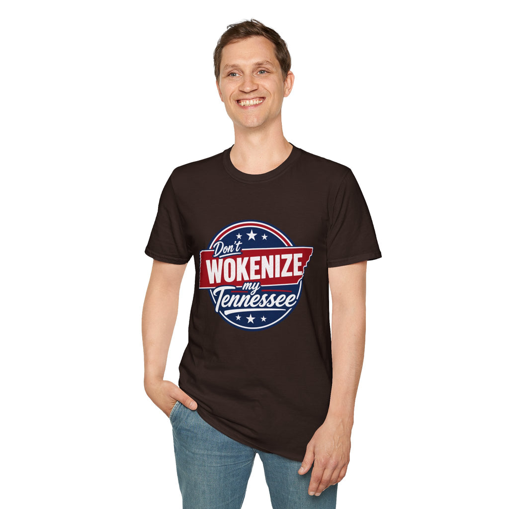 T-Shirt — "Don't Wokenize My Tennessee" Vintage Patriotic Graphic Tee