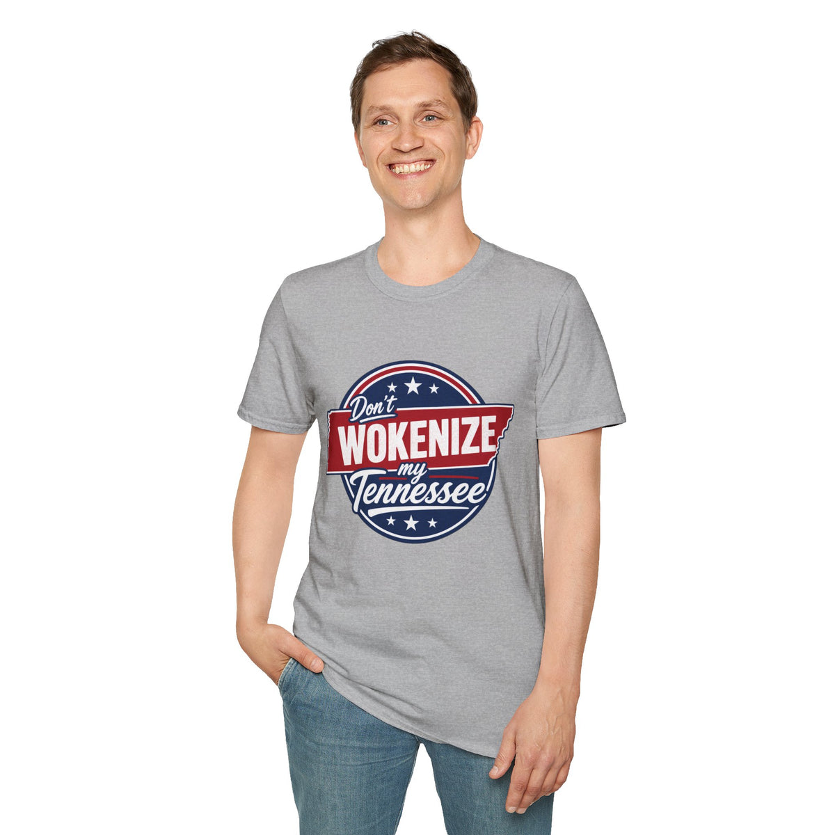 T-Shirt — "Don't Wokenize My Tennessee" Vintage Patriotic Graphic Tee