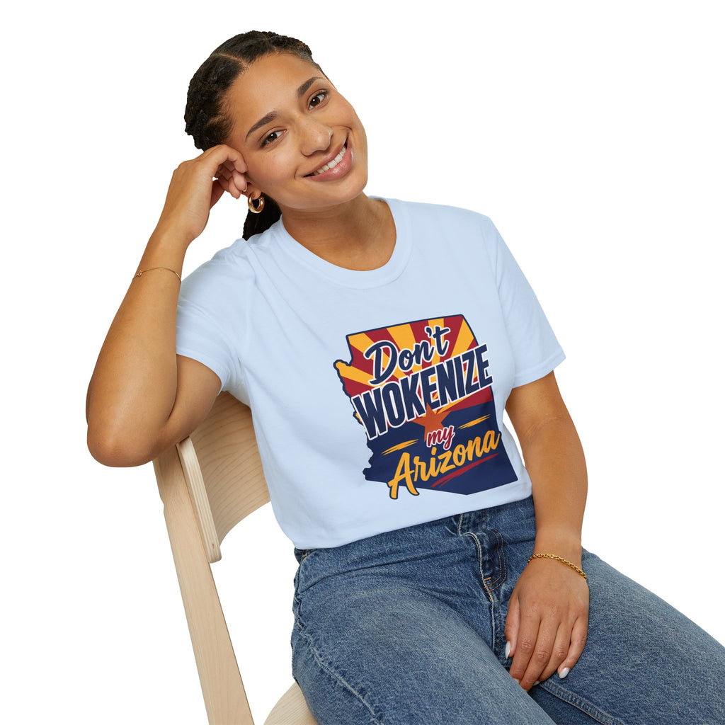 Arizona T-Shirt — "Don't Wokenize My Arizona" Retro State Pride Tee