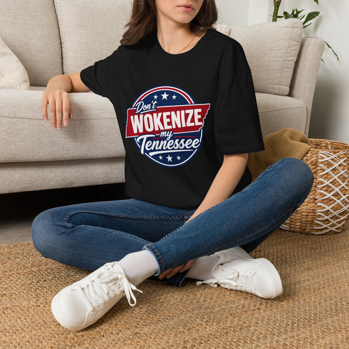 T-Shirt — "Don't Wokenize My Tennessee" Vintage Patriotic Graphic Tee