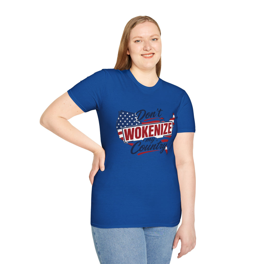 Don't Wokenize My Country T-Shirt – Patriotic USA Graphic Tee