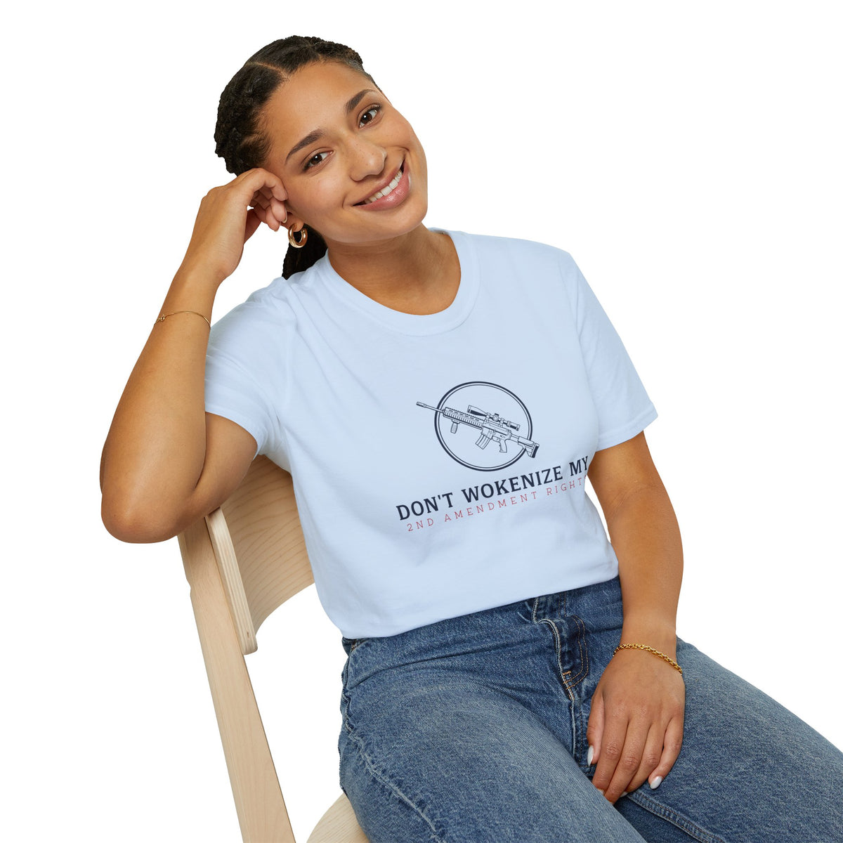 Don't Wokenize My AR-Style Rifle T-Shirt — Anti-Woke Gun Rights Tee