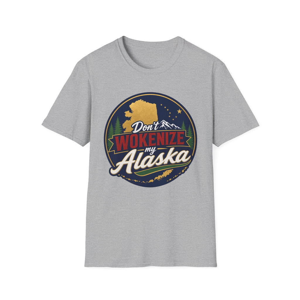 Don't Wokenize Alaska T-Shirt — Vintage Alaska Graphic Tee