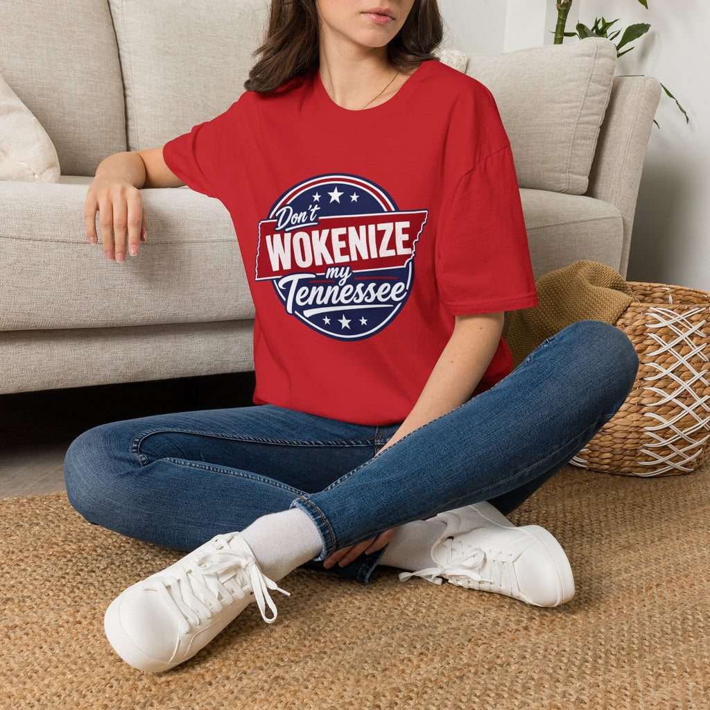 T-Shirt — "Don't Wokenize My Tennessee" Vintage Patriotic Graphic Tee