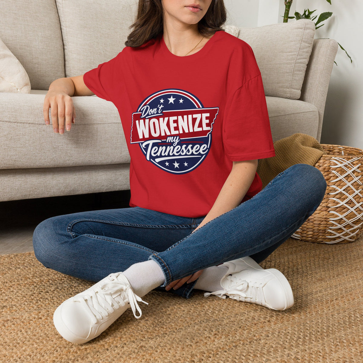 T-Shirt — "Don't Wokenize My Tennessee" Vintage Patriotic Graphic Tee