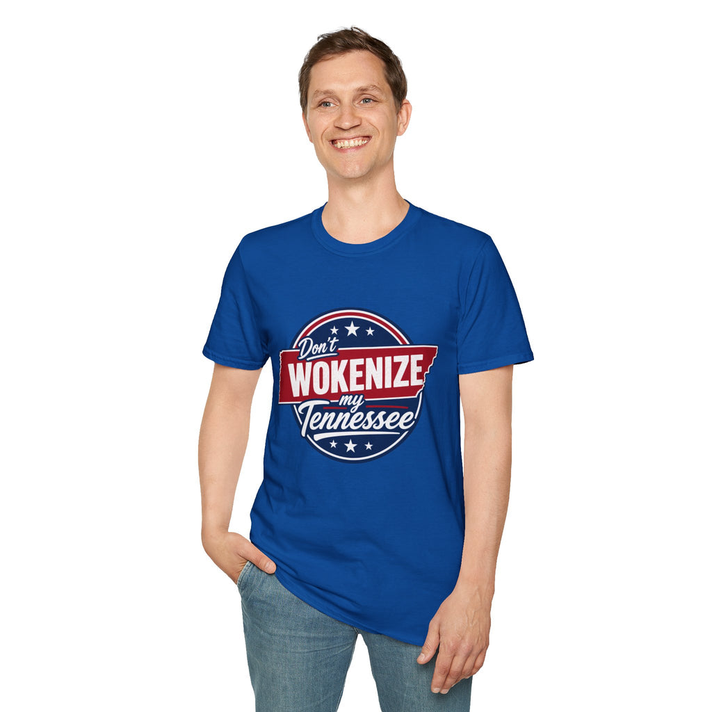 T-Shirt — "Don't Wokenize My Tennessee" Vintage Patriotic Graphic Tee