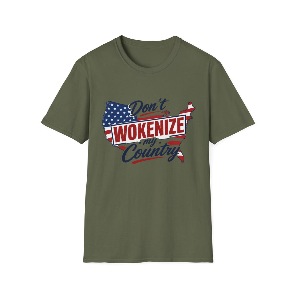 Don't Wokenize My Country T-Shirt – Patriotic USA Graphic Tee